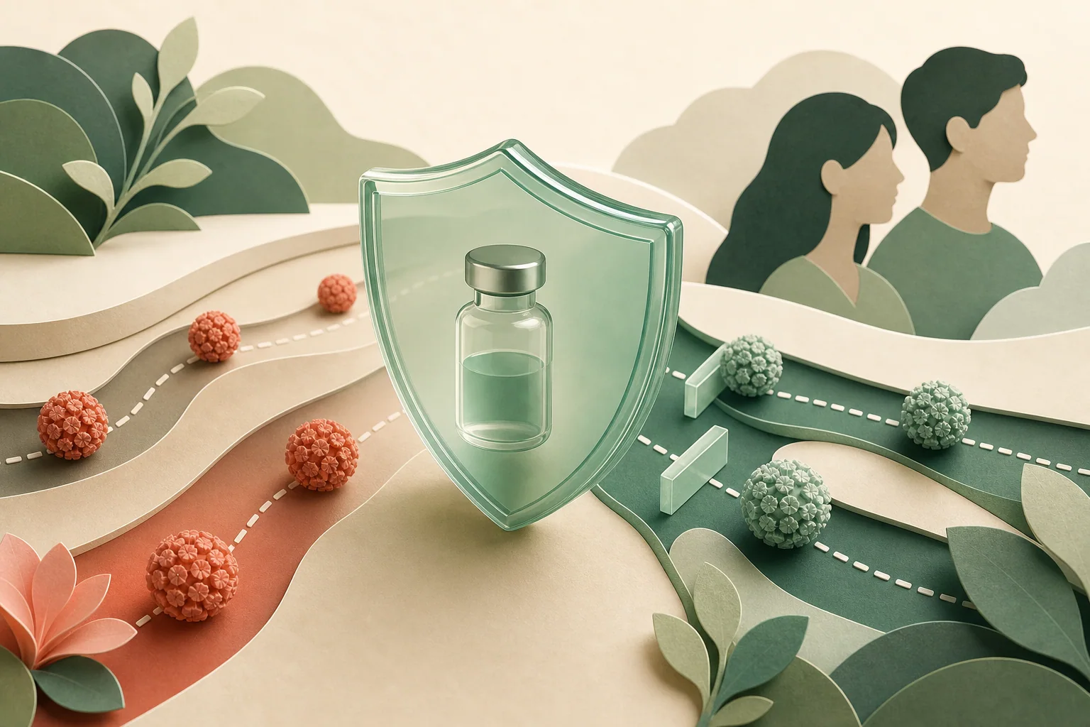 Một số type HPV đã tiếp xúc và nhiều type còn có thể phòng