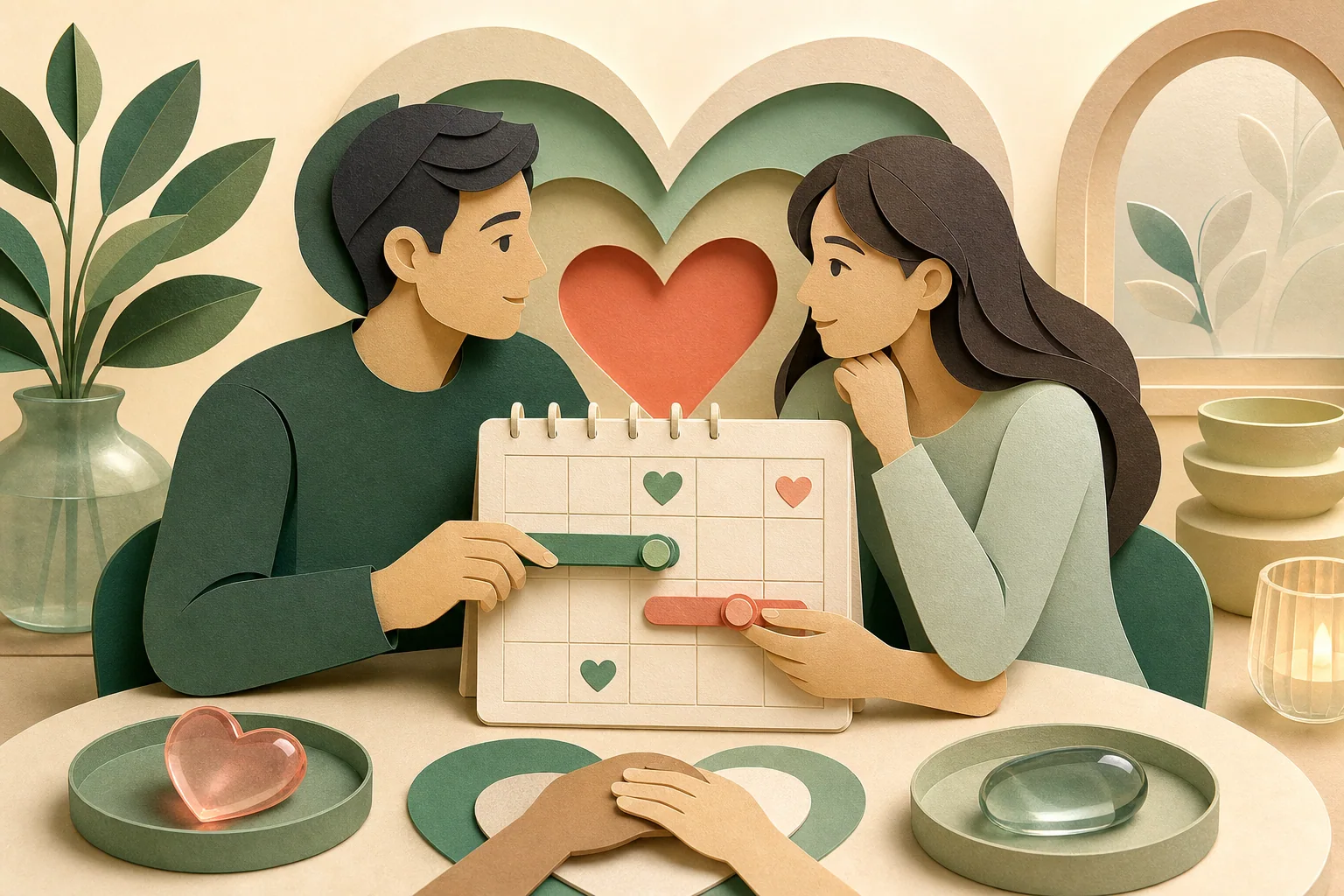 Hai bạn tình trao đổi nhu cầu và ranh giới bình đẳng